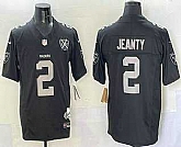 Men's Las Vegas Raiders #2 Ashton Jeanty Limited Black 65th Fashion Vapor Jersey,baseball caps,new era cap wholesale,wholesale hats